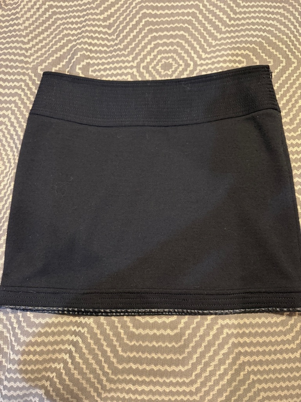 Kensie Y2K Black Stretch Mini Skirt Size 8